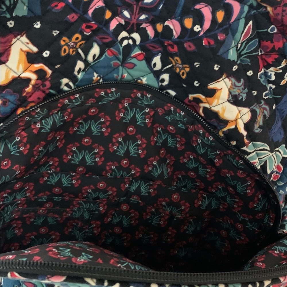 RARE Vera Bradley Enchantment Forest Woodland Backpack - Picture 11 of 12